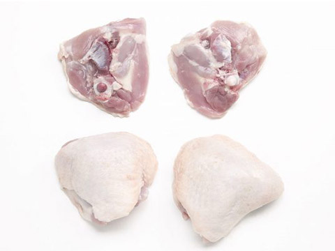 Chicken thigh bone in skin on